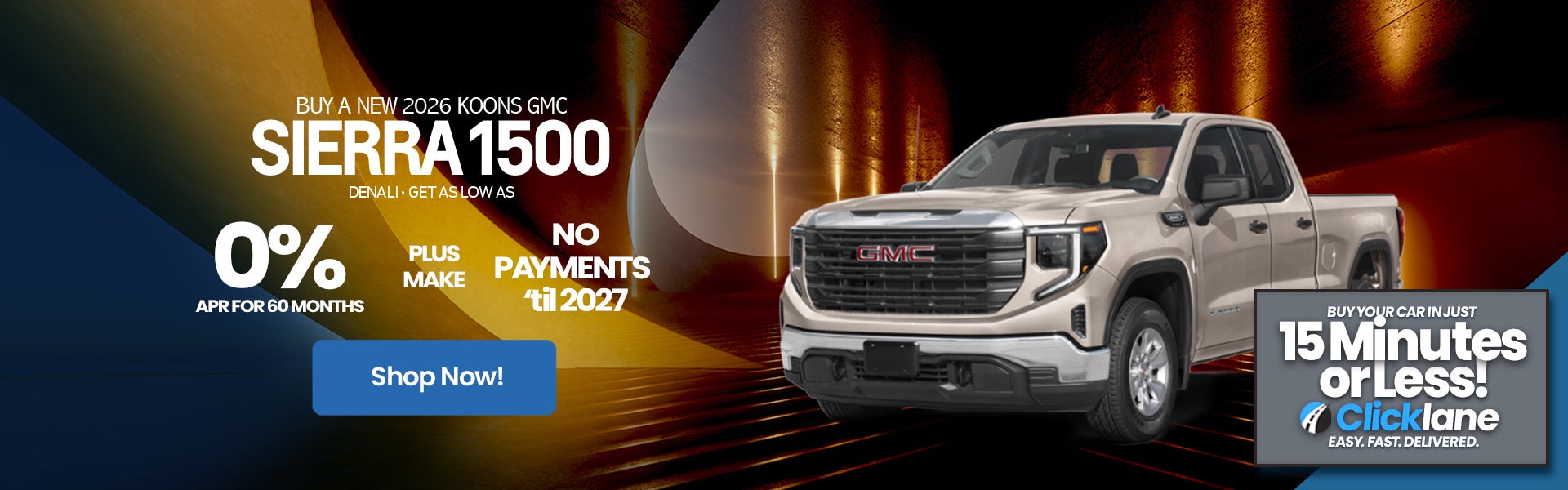 2026 GMC Sierra 1500 APR Offer