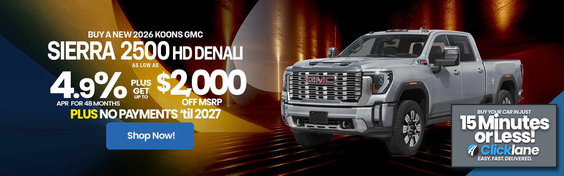 2026 GMC Sierra 2500 APR Offer