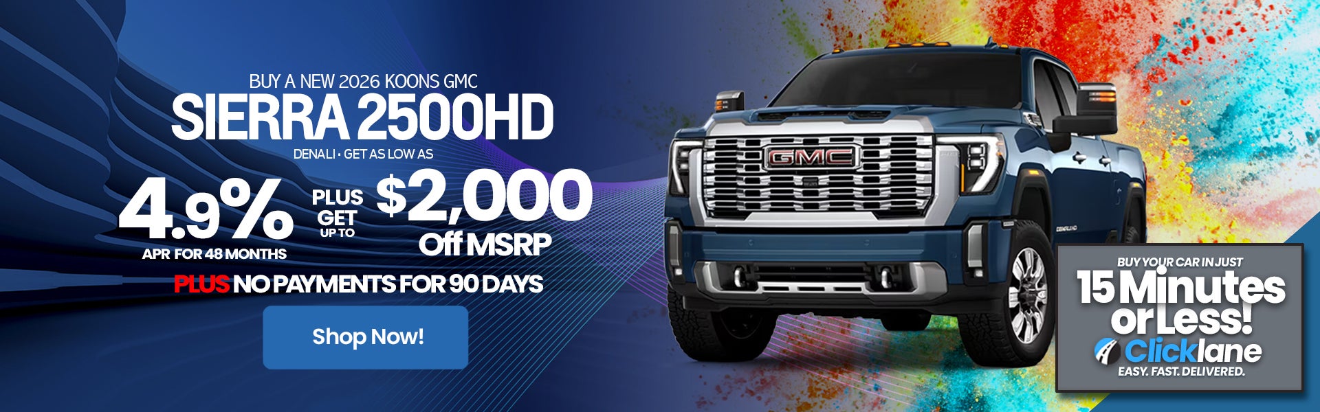 2026 GMC Sierra 2500 APR Offer