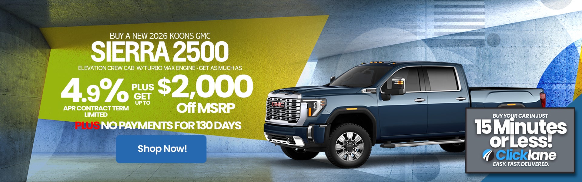 2026 GMC Sierra 2500 APR Offer